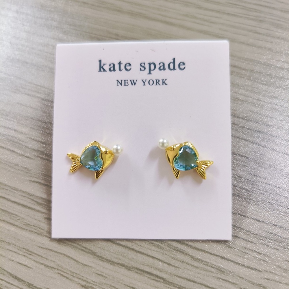 Kate Spade Fish Stud Earrings